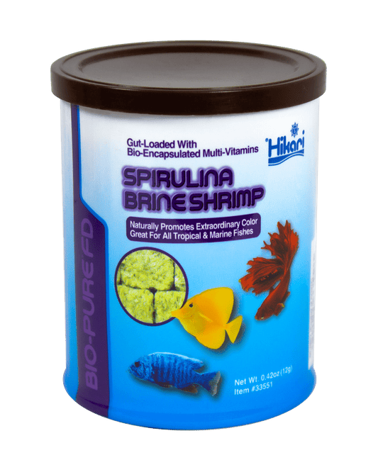 Hikari Spirulina Brine Shrimp Liofilizado - Discus Roa Fish