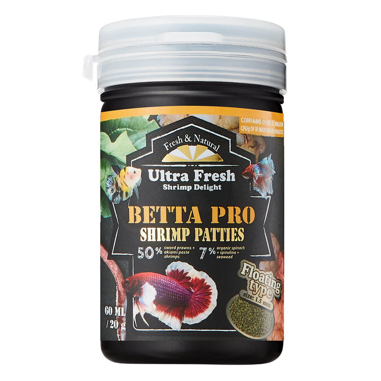 Ultra Fresh Betta PRO Shrimp Patties