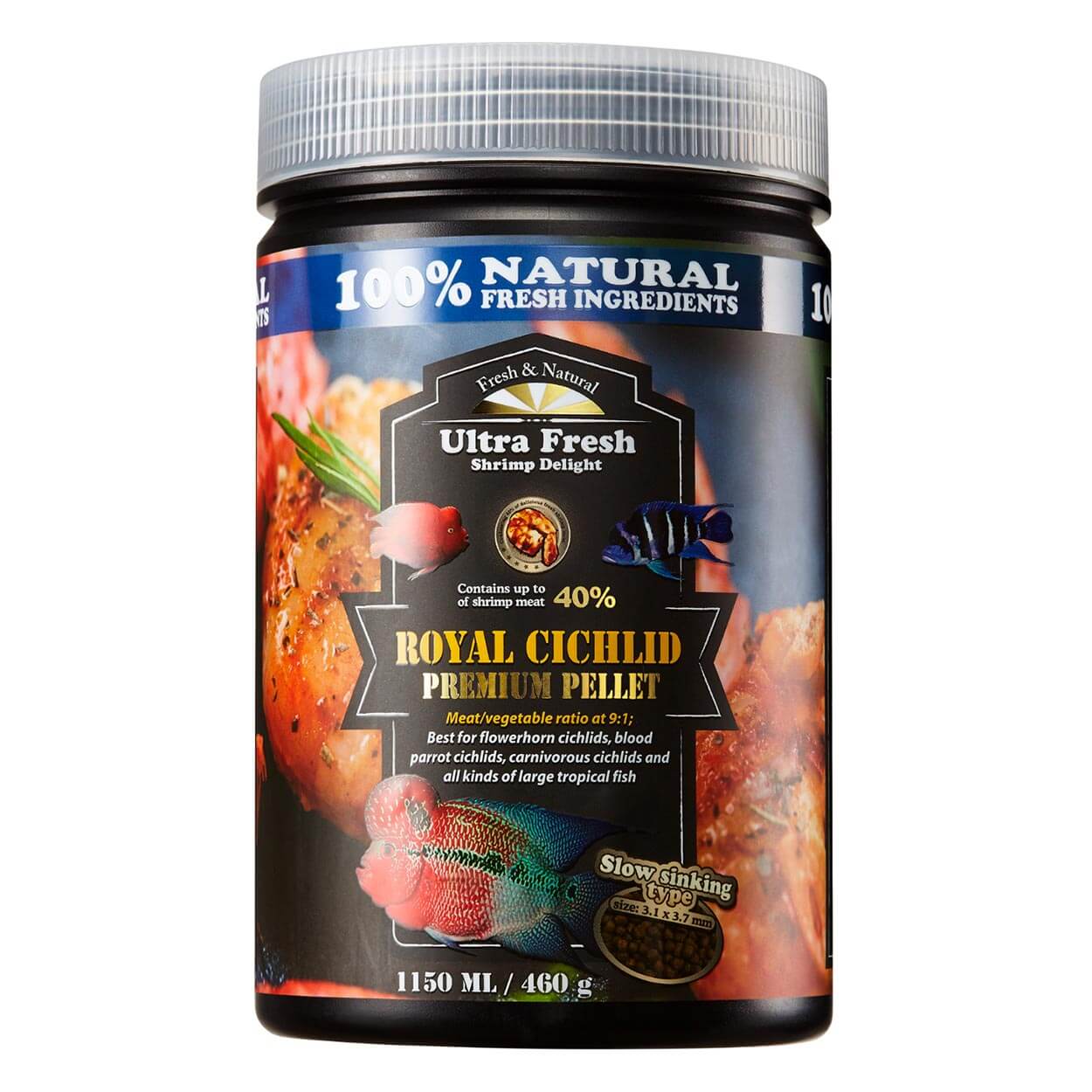 Ultra Fresh Royal Cichlid Premium Pellet