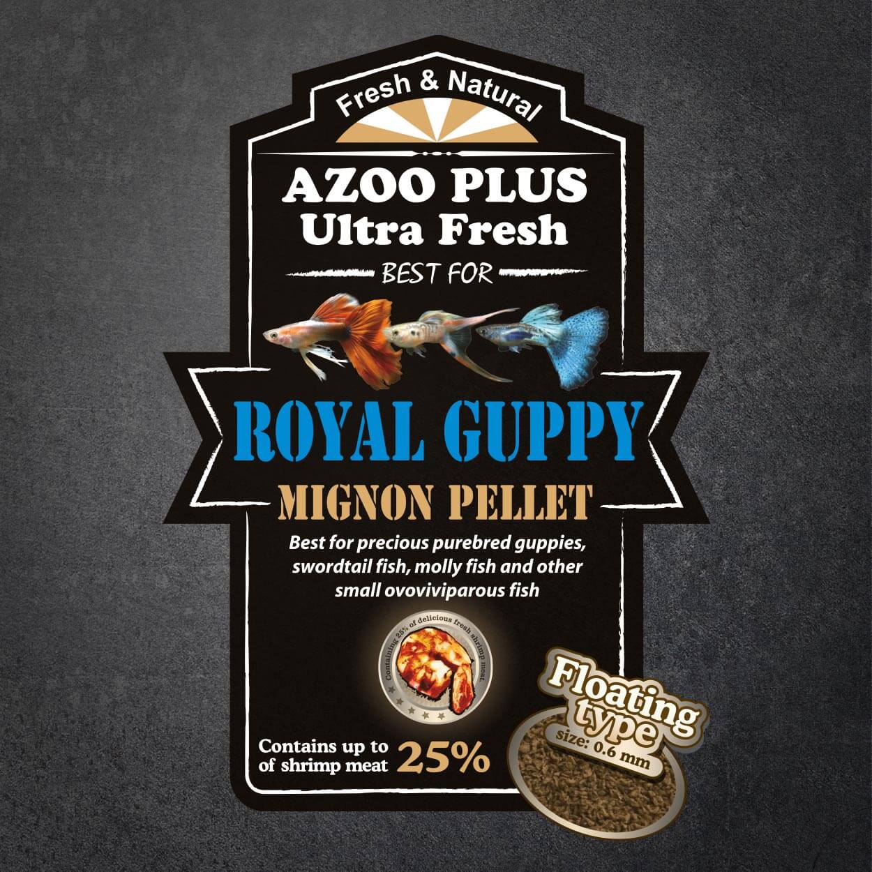 Ultra Fresh Royal Guppy Mignon Pellet