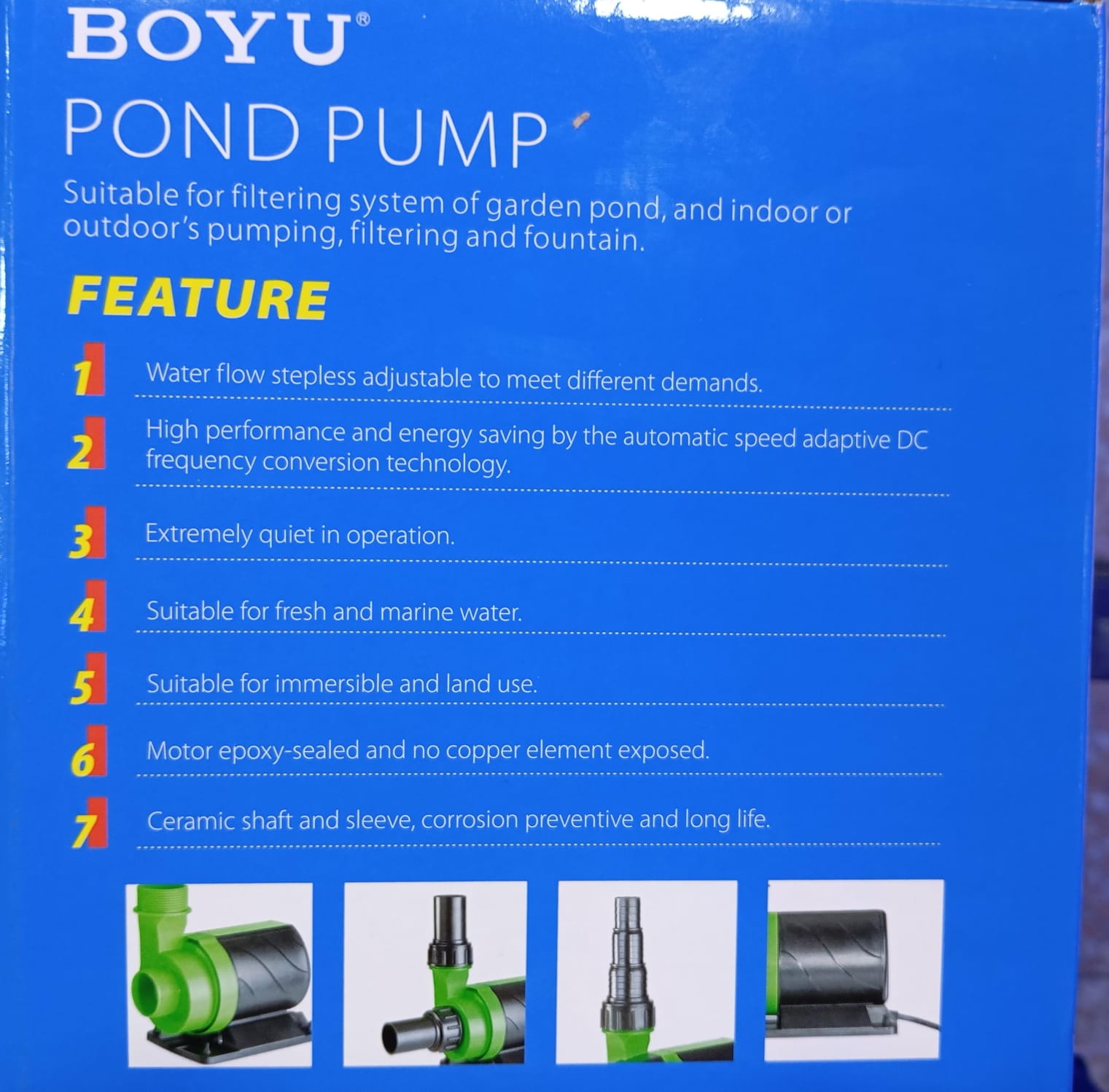 Bomba Boyu Pond Pump XL Series - Discus Roa Fish