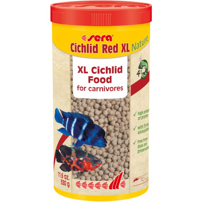 sera Cichlid Red XL Nature - Discus Roa Fish
