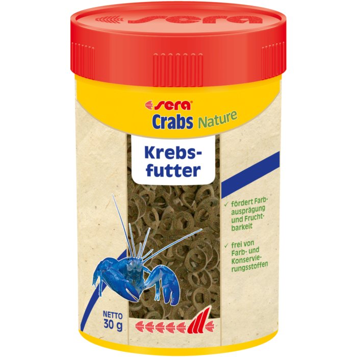 sera Crabs Nature Alimento Cangrejos y Crustaceos - Discus Roa Fish