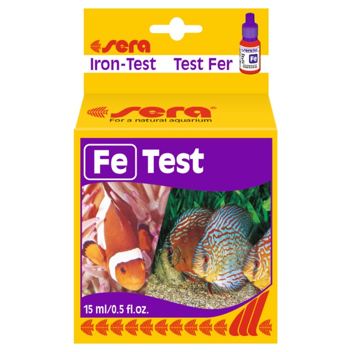Sera iron-Test (Fe) Hierro - Discus Roa Fish