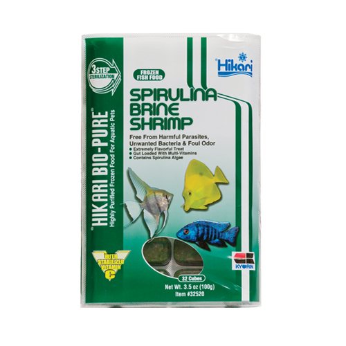 Spirulina Brine Shrimp Congelada Cubos - Discus Roa Fish